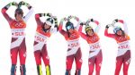 Switzerland wins alpine skiing team event