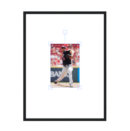 Max Scherzer Wooden Framed Poster