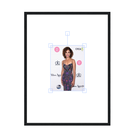 Sage Steele Wooden Framed Poster