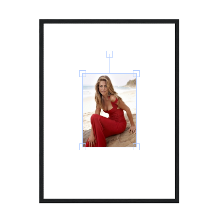 Jennifer Aniston Metal Framed Poster