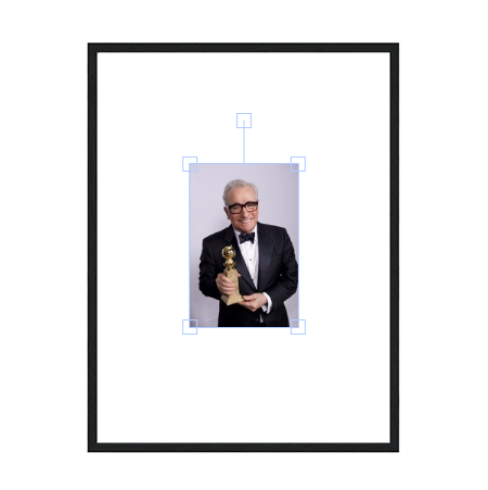 Martin Scorsese Wooden Framed Poster