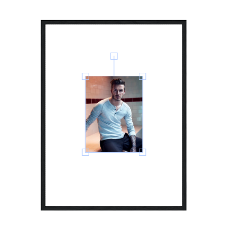 David Beckham Metal Framed Poster