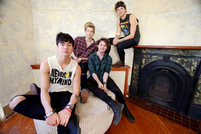 5 Seconds Of Summer wooden framed poster