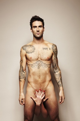 A Hot Adam Levine Poster