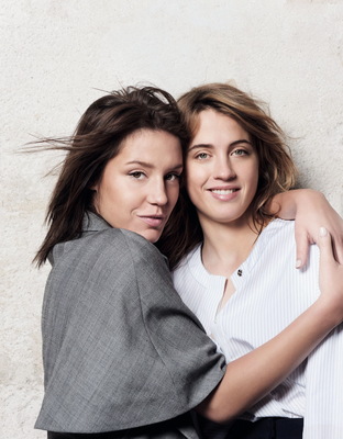 Adele Haenel And Adele Exarchopoulos canvas poster