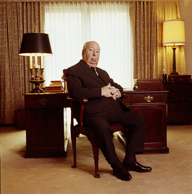Alfred Hitchcock canvas poster