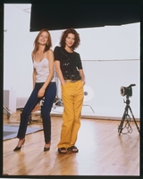 Amber Valletta And Shalom Harlow Tank Top #3654253