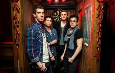 American Authors wooden framed poster