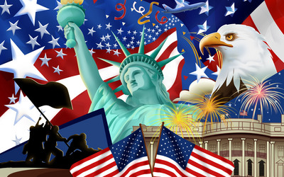 American Flag Poster 1990466