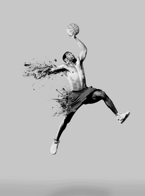 Basketball Art Poster
