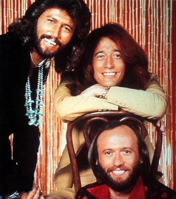 Bee Gees wooden framed poster