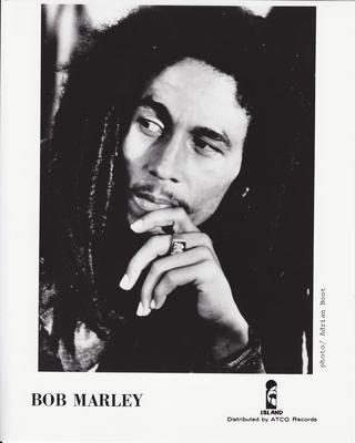Bob Marley wood print