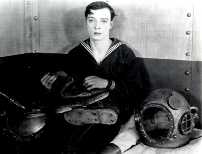 Buster Keaton tote bag