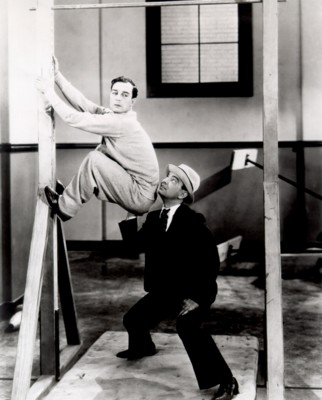 Buster Keaton wooden framed poster