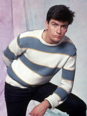 Charlie Sheen canvas poster