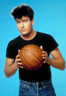 Charlie Sheen canvas poster