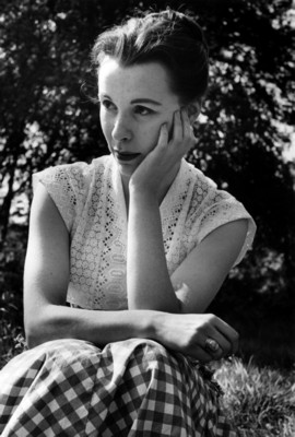 Claire Bloom wood print