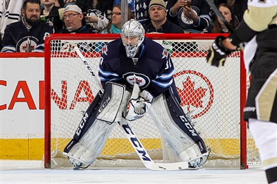 Connor Hellebuyck canvas poster