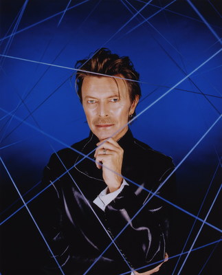 David Bowie wooden framed poster
