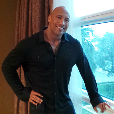 Dwayne Johnson mouse pad
