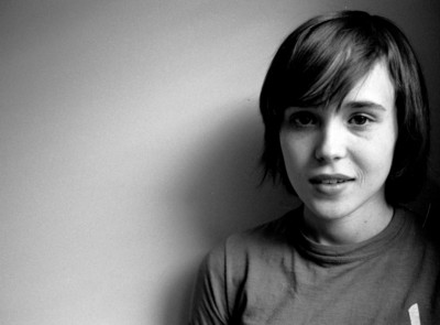 Ellen Page wooden framed poster