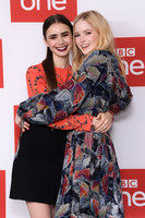 Ellie Bamber & Lily Collins longsleeve t-shirt #3735159