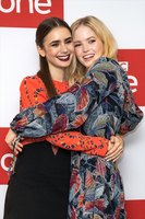 Ellie Bamber & Lily Collins longsleeve t-shirt #3735162
