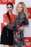 Ellie Bamber & Lily Collins longsleeve t-shirt #3735164