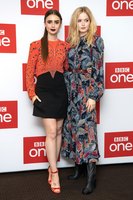 Ellie Bamber & Lily Collins longsleeve t-shirt #3735168