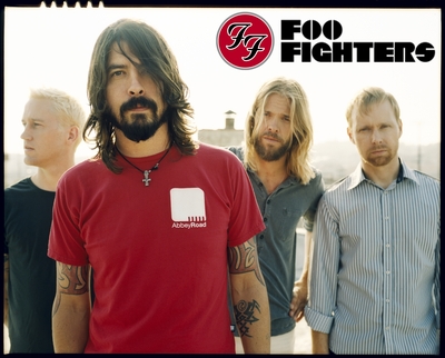 Foo Fighters wood print