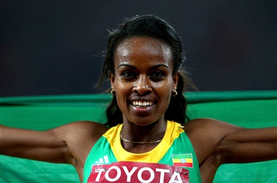 Genzebe Dibaba mouse pad