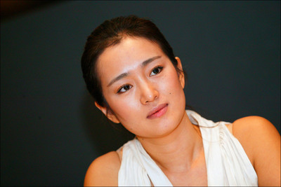 Gong Li wood print