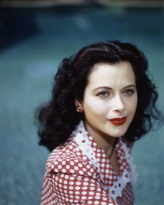 Hedy Lamarr wooden framed poster