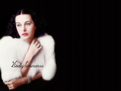 Hedy Lamarr wood print