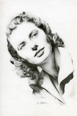 Ingrid Bergman canvas poster