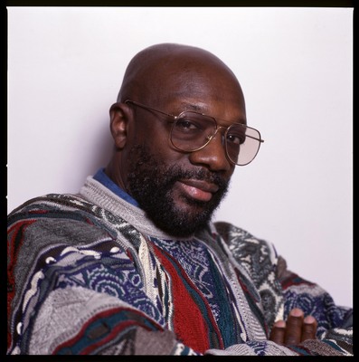 Isaac Hayes wooden framed poster