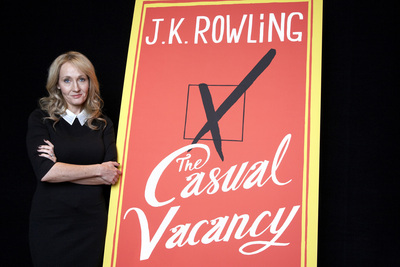 Joanne Kathleen Rowling wooden framed poster