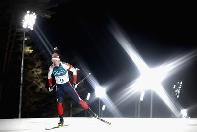 Poster of Johannes Thingnes Boe at 2018 Winter Olympics
