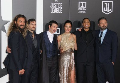 Justice League Cast canvas poster