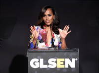 Kerry Washington Longsleeve T-shirt #2820541