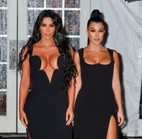 Kourtney Kardashian And Kim Kardashian hoodie #3796017
