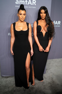 Kourtney Kardashian And Kim Kardashian canvas poster