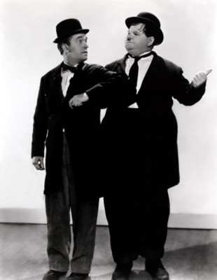 Laurel & Hardy canvas poster