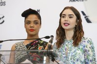 Lily Collins Longsleeve T-shirt #2888766