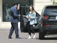 Lily Collins Longsleeve T-shirt #3315073
