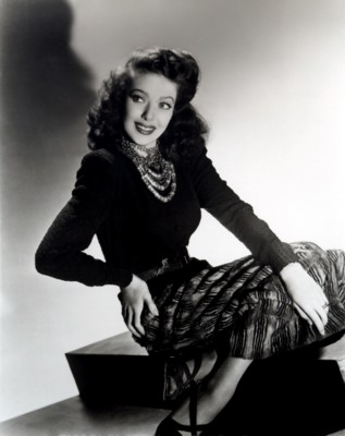 Loretta Young wood print