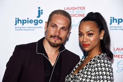 Marco Perego And Zoe Saldana-perego posters