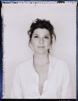 Marisa Tomei wooden framed poster