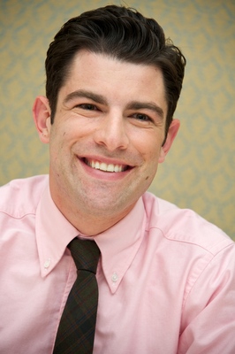 Max Greenfield wooden framed poster