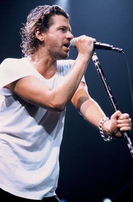 Michael Hutchence wooden framed poster